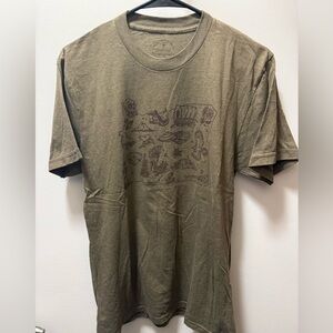 Men's Olive Graphic T-Shirt
